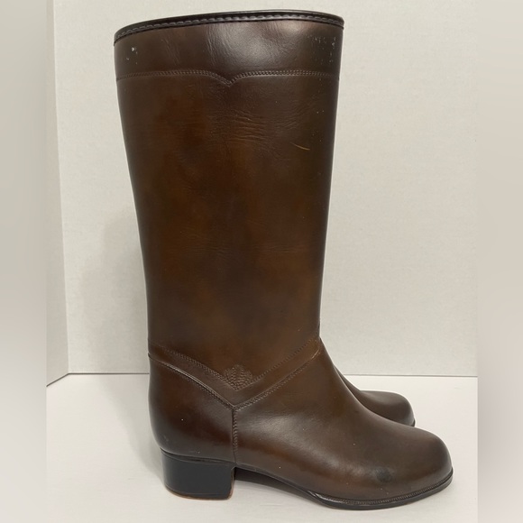 Vintage Moulded Construction zip calf riding boot-size 7-Sherpa lined - Picture 5 of 13